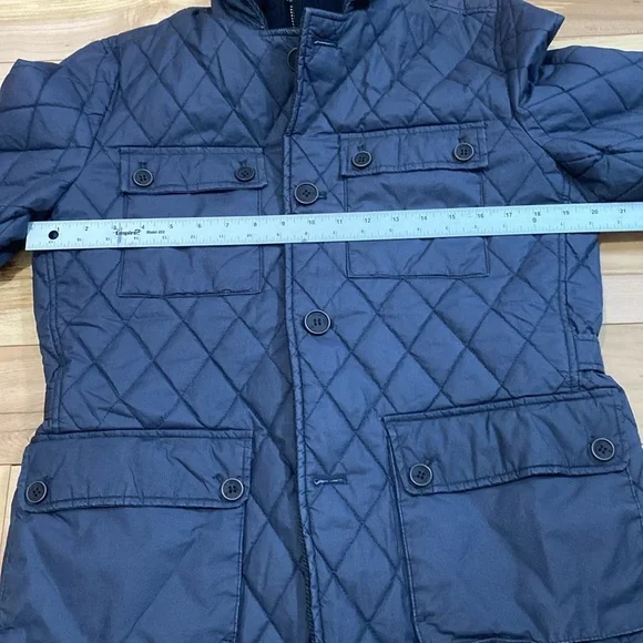 Hydrogen Quilted Jacket - Navy Chore Coat - Picture 16 of 17